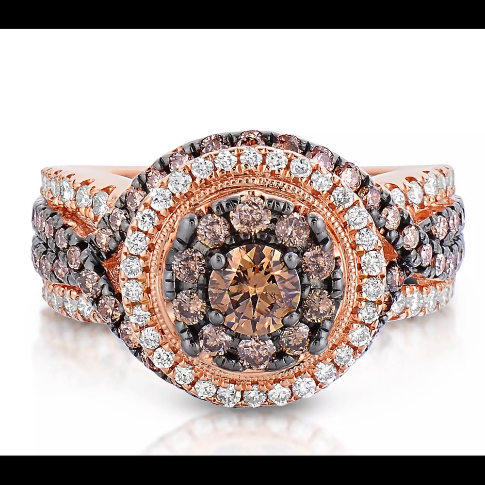 Amazing🤩ring 💍 1.95 ct. t.w. Fancy Brown Diamond